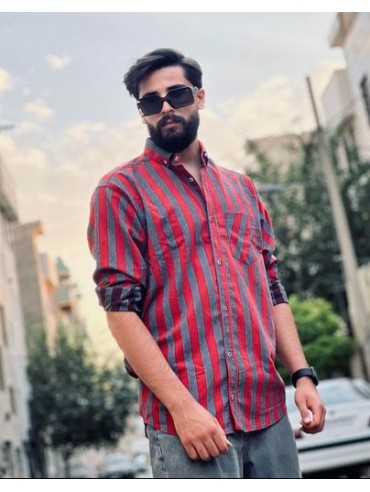 پیراهن آستین بلند اعلا سایز بزرگ کد 1223